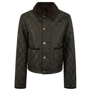 Burberry Quilted Black Coat With Classic Collar - NWT
